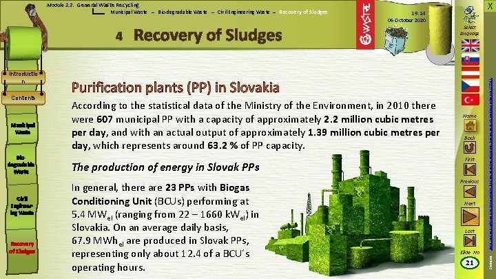 4 Introductio n Contents Municipal Waste Biodegradable Waste Civil Engineering Waste Recovery of Sludges