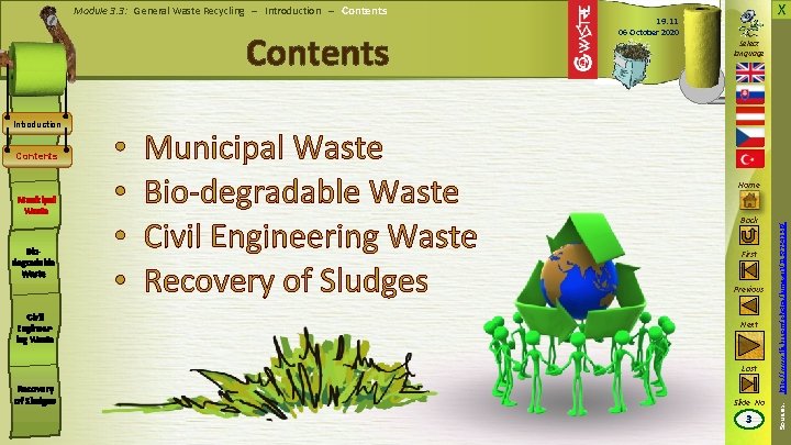 Contents Introduction Contents Municipal Waste Biodegradable Waste Civil Engineering Waste • • Municipal Waste