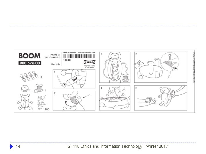14 SI 410 Ethics and Information Technology Winter 2017 