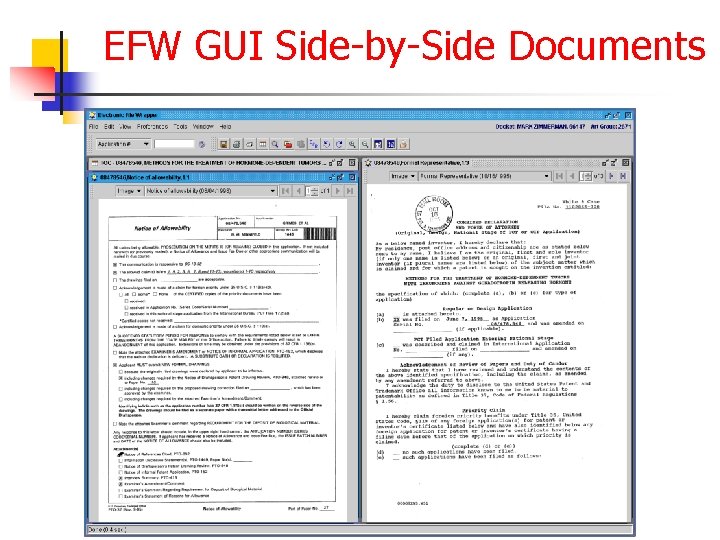 EFW GUI Side-by-Side Documents 