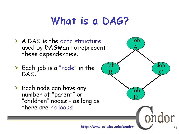 What is a DAG? › A DAG is the data structure Job A used