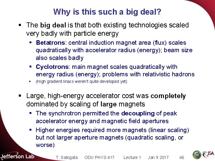 Why is this such a big deal? § The big deal is that both