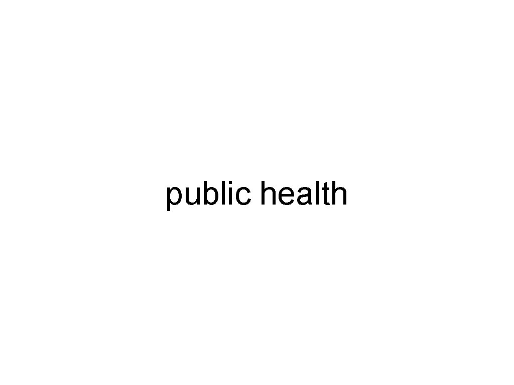 public health 