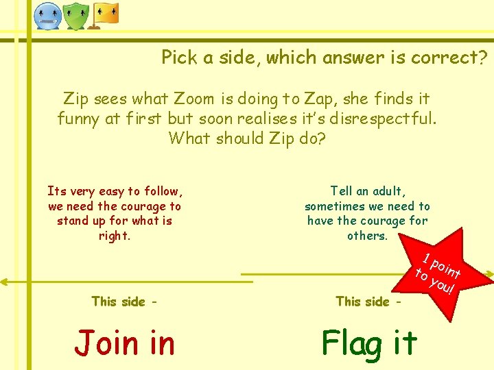 Pick a side, which answer is correct? Zip sees what Zoom is doing to Pick a side, which answer is correct? Zip sees what Zoom is doing to