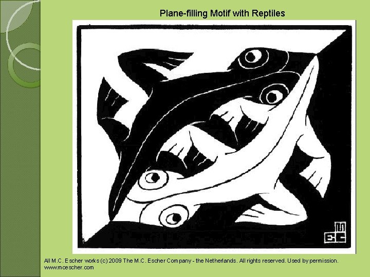 Plane-filling Motif with Reptiles All M. C. Escher works (c) 2009 The M. C.