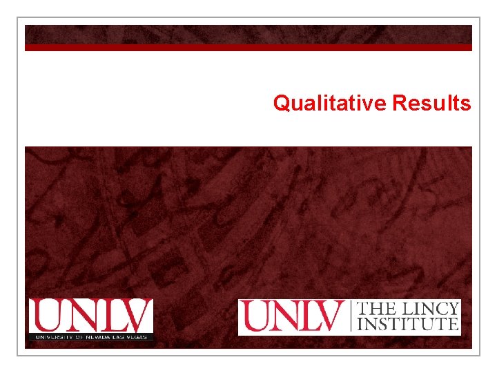 Qualitative Results 