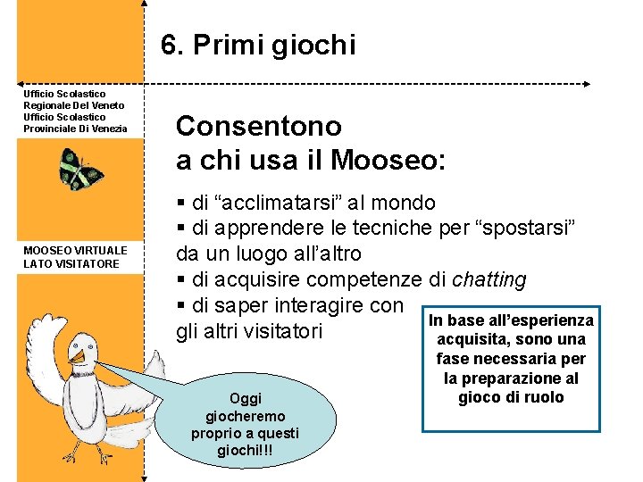 6. Primi giochi Ufficio Scolastico Regionale Del Veneto Ufficio Scolastico Provinciale Di Venezia MOOSEO