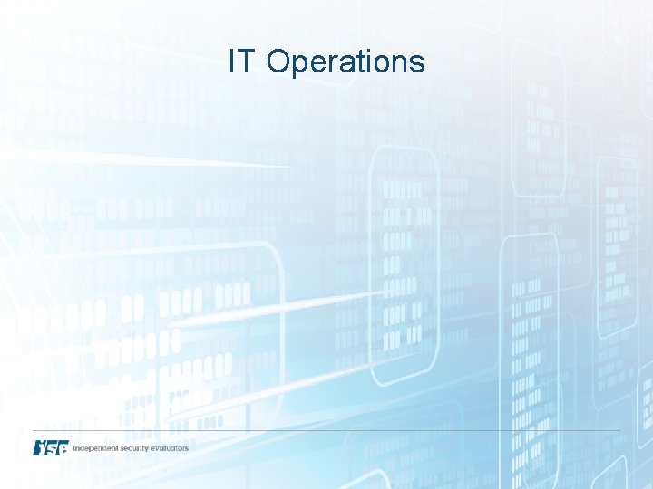 IT Operations 