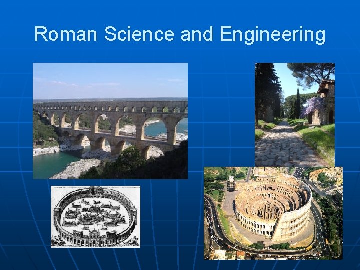 Roman Science and Engineering 