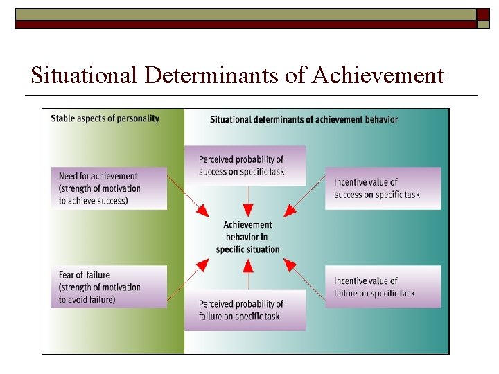 Situational Determinants of Achievement 