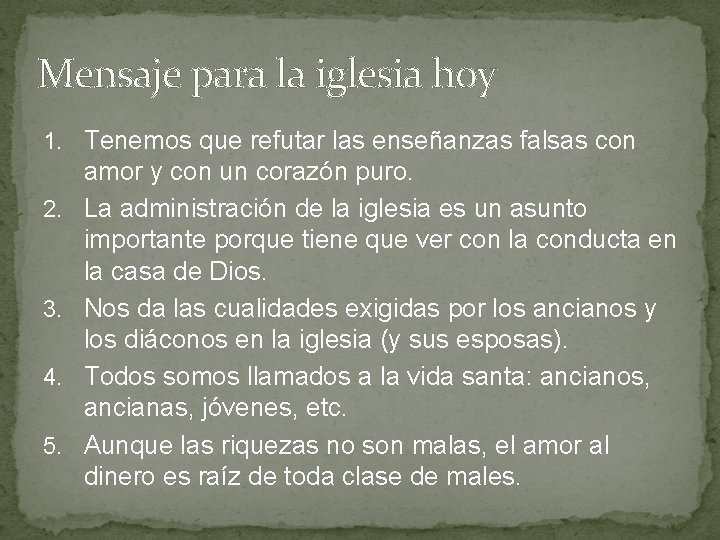 Mensaje para la iglesia hoy 1. Tenemos que refutar las enseñanzas falsas con 2. Mensaje para la iglesia hoy 1. Tenemos que refutar las enseñanzas falsas con 2.