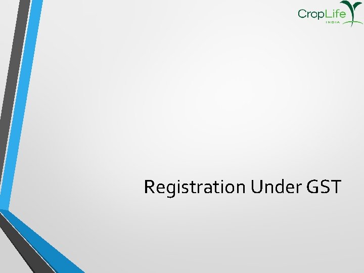 Registration Under GST 