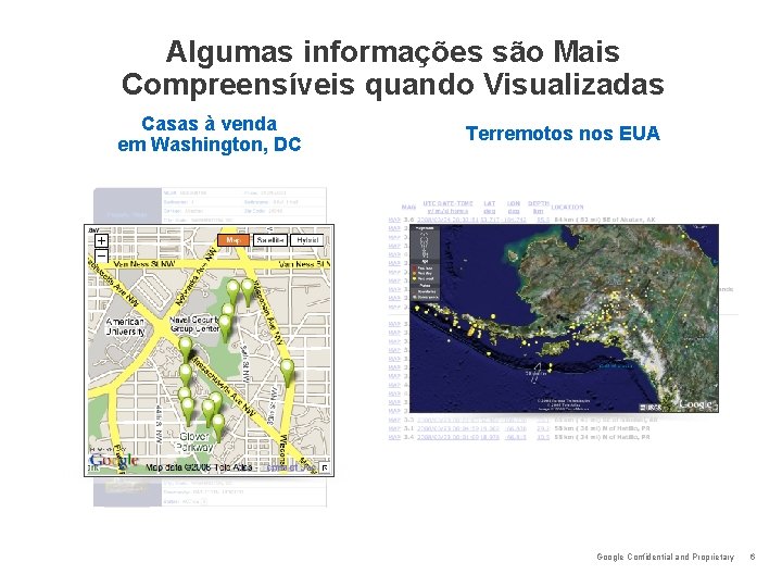 Algumas informações são Mais Compreensíveis quando Visualizadas Casas à venda em Washington, DC Terremotos