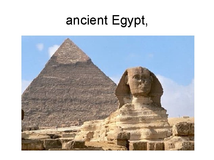 ancient Egypt, 