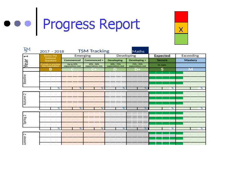 Progress Report x 