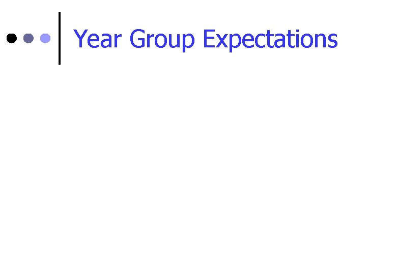 Year Group Expectations 