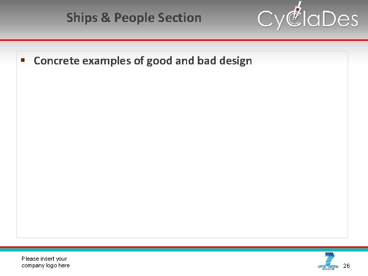 Ships & People Section § Concrete examples of good and bad design please Please