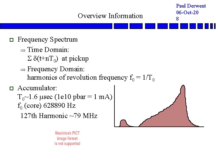 Paul Derwent 06 Oct 1 Stochastic Cooling In