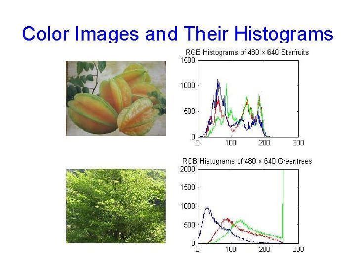 Color Images and Their Histograms 