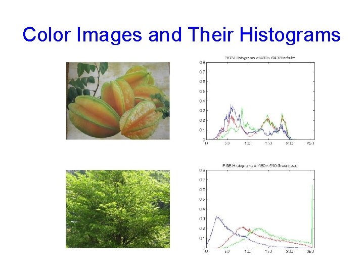 Color Images and Their Histograms 