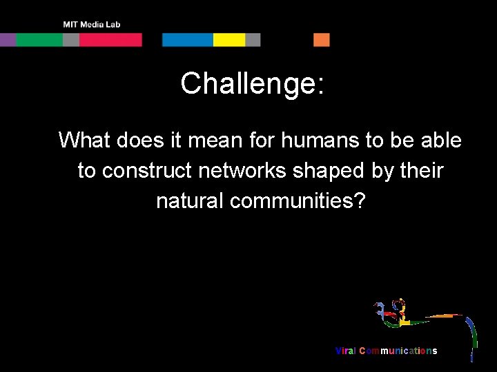 Challenge: What does it mean for humans to be able to construct networks shaped