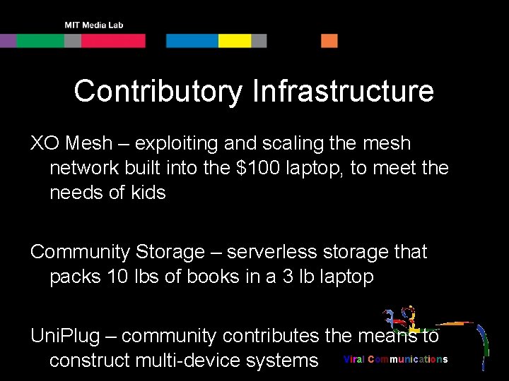 Contributory Infrastructure XO Mesh – exploiting and scaling the mesh network built into the
