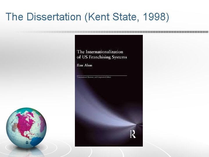 The Dissertation (Kent State, 1998) 