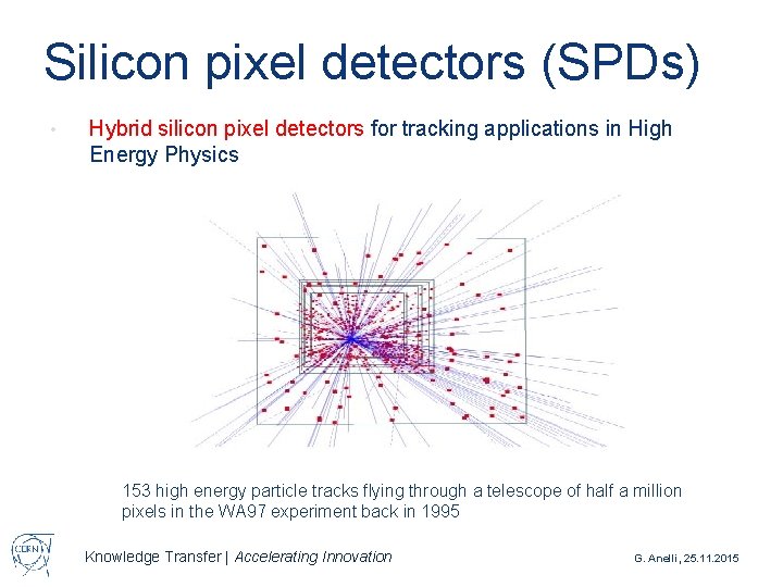 Silicon pixel detectors (SPDs) • Hybrid silicon pixel detectors for tracking applications in High