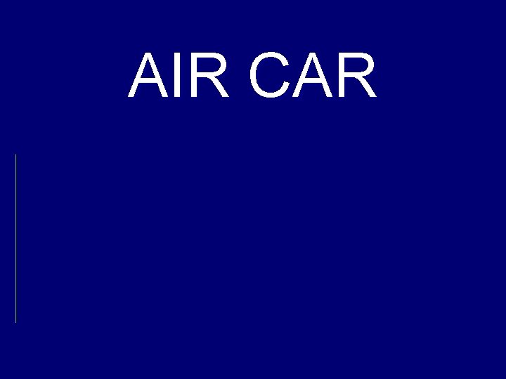 AIR CAR 