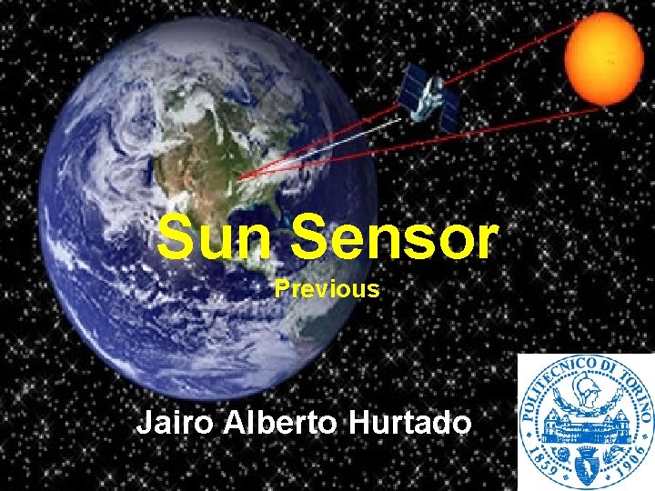 Sun Sensor Previous Jairo Alberto Hurtado 1 of 30 