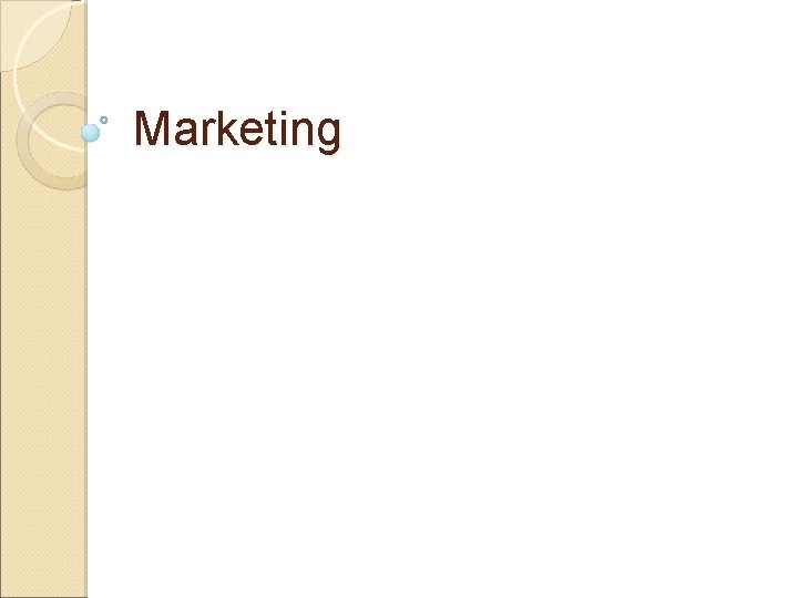 Marketing Marketing
