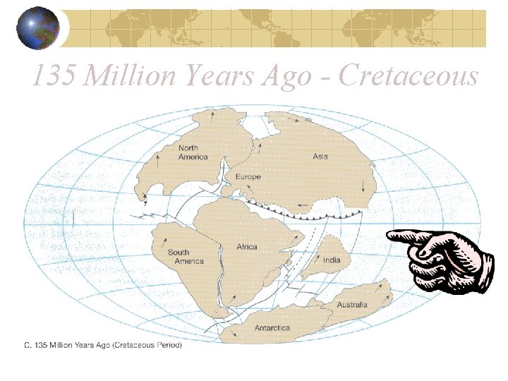 135 Million Years Ago - Cretaceous 