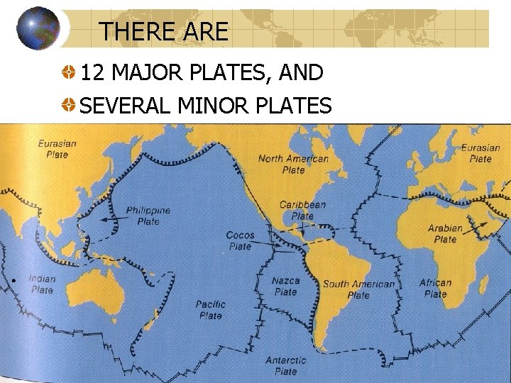 THERE ARE 12 MAJOR PLATES, AND SEVERAL MINOR PLATES 