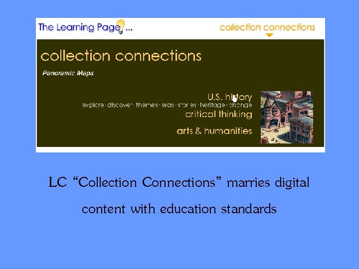 LC “Collection Connections” marries digital content with education standards 