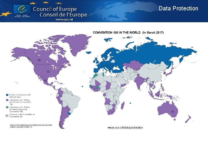 Data Protection Convention 108 and the EU 1992 study containing a “model contract to