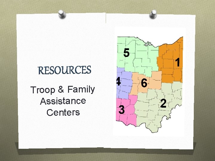 Troop & Family Assistance Centers 