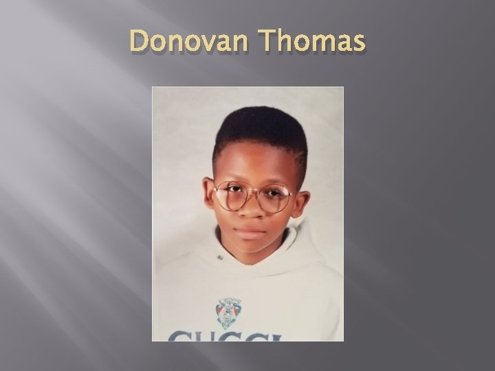 Donovan Thomas 