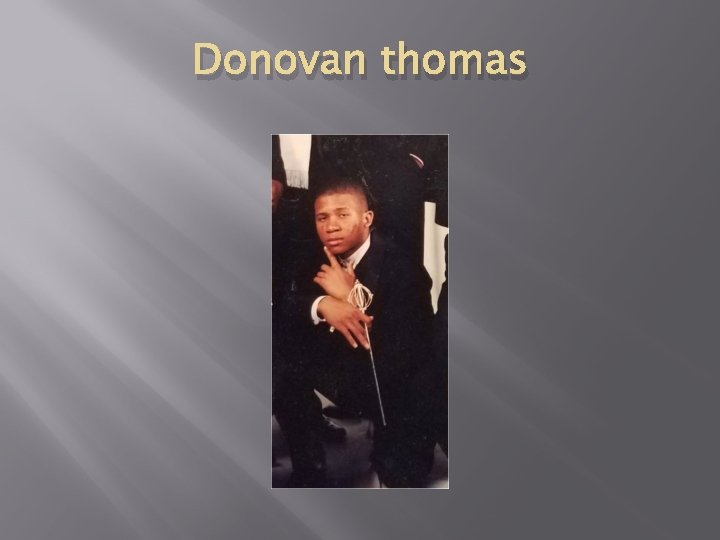 Donovan thomas 