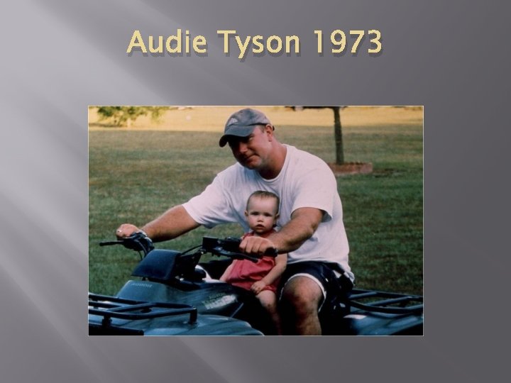 Audie Tyson 1973 