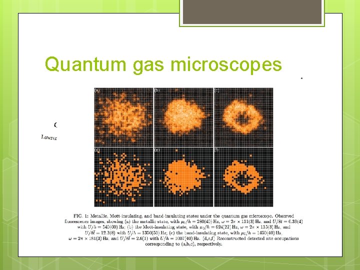 Quantum gas microscopes 