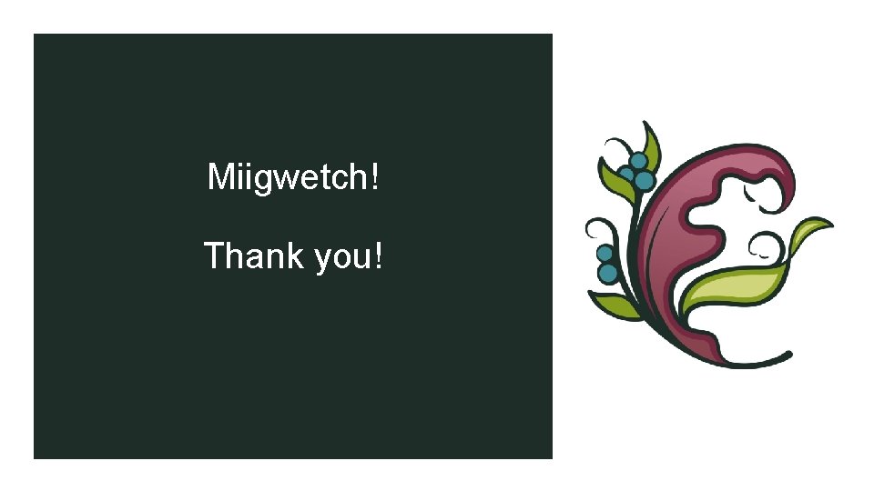 Hearing Our Voices: An Indigenous Miigwetch! Women’s Thank you! Reproductive Health Curriculum www. nurture-north.