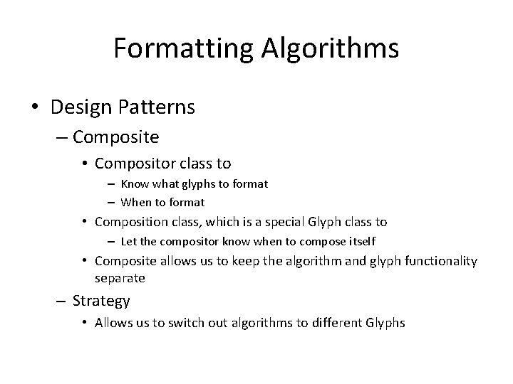 Chapter 2 Case Study Designing a Document Editor