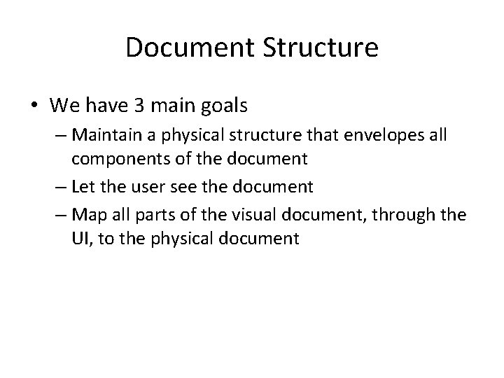 Chapter 2 Case Study Designing a Document Editor