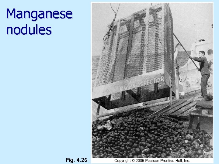 Manganese nodules Fig. 4. 26 