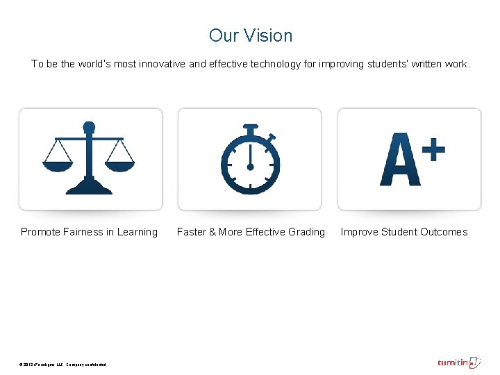 Our Vision To be the world’s most innovative and effective technology for improving students’ Our Vision To be the world’s most innovative and effective technology for improving students’