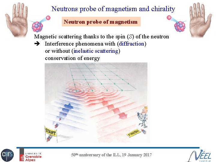 Neutrons probe of magnetism and chirality Neutron probe of magnetism Magnetic scattering thanks to