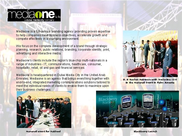 Mediaone is a full-service branding agency providing proven expertise to help companies meet business