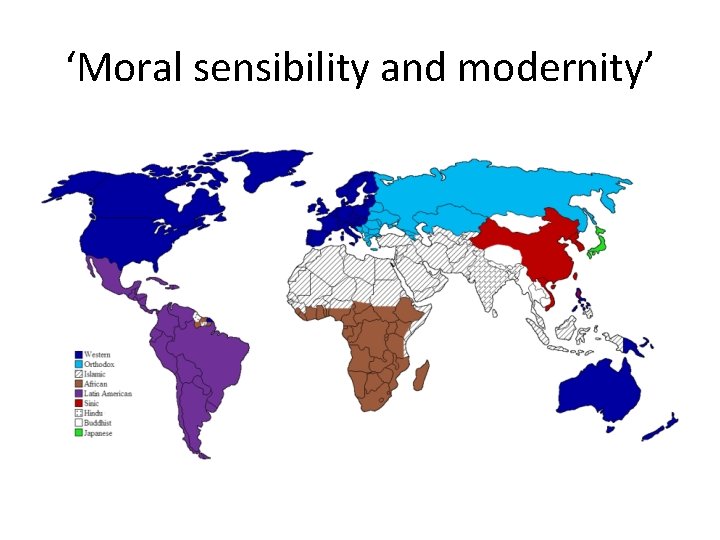 ‘Moral sensibility and modernity’ 