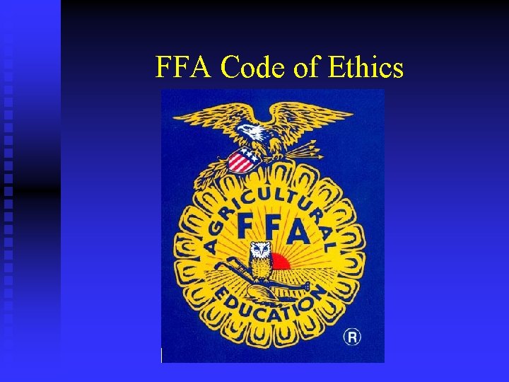 FFA Code of Ethics 