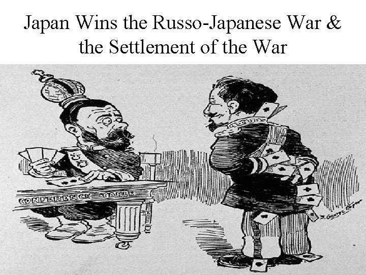 Japan Wins the Russo-Japanese War & the Settlement of the War 